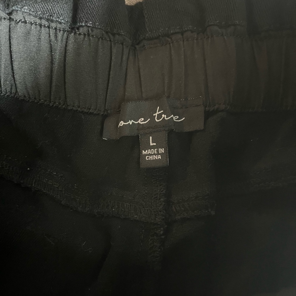 Love Tree High Waist Black Shorts - Picture 2 of 3